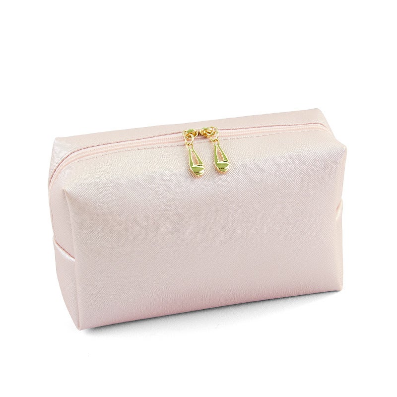 general Portable PU Waterproof Makeup Bag for Travel and Daily Use - Image 1