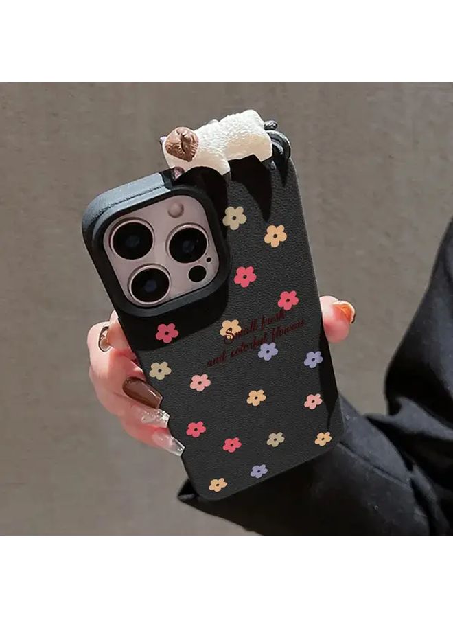 Cute 3D Cat Candy Color Flower Case For iPhone 16 Pro Max Soft Playful Stylish Cover - Image 4