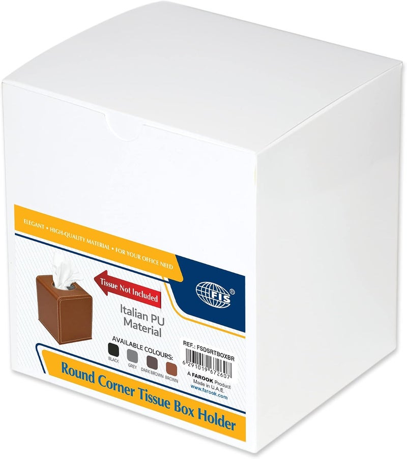 FIS Small Round Tissue Box - Modern Design for Home and Office - Image 2