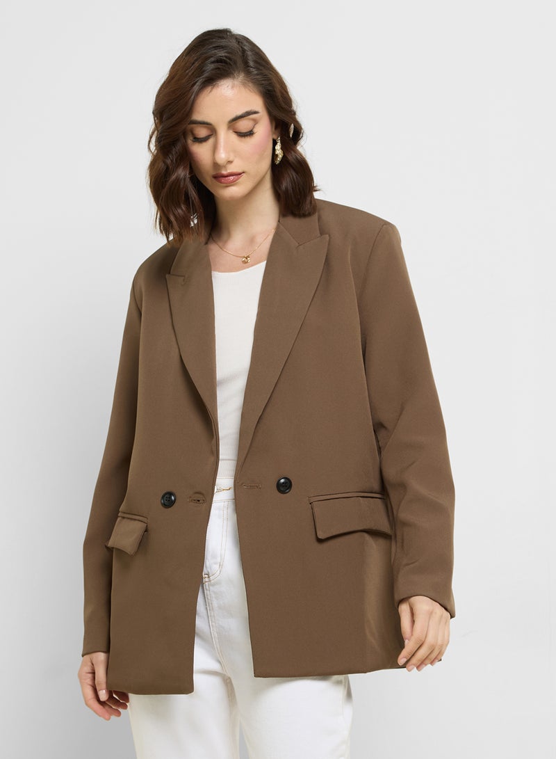 ايلا بليزر بأزرار مزدوجة - Image 1