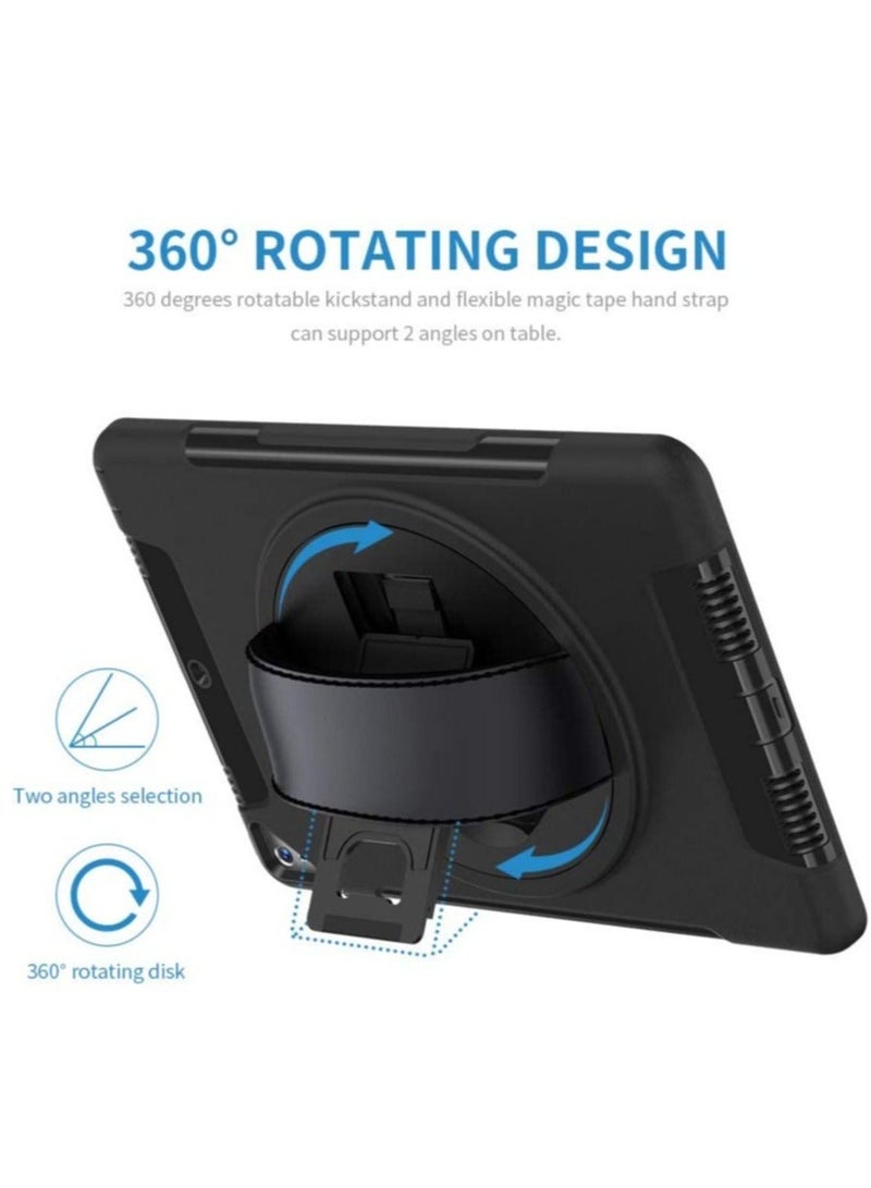 Raxoom Case for iPad 10.2 inch, Shockproof, Impact Resistant Cover, iPad Rugged Case with Kickstand, Full Body Protective Cover for kids, Drop Protection, Blue. - Image 2