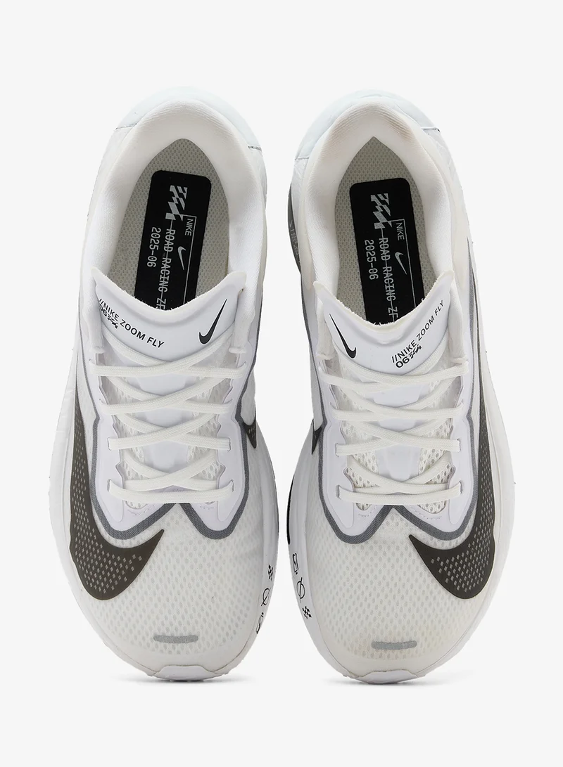 Nike White/Smoke Grey/Metallic Silver/Black Zoom Fly 6 for Women | Best Price UAE