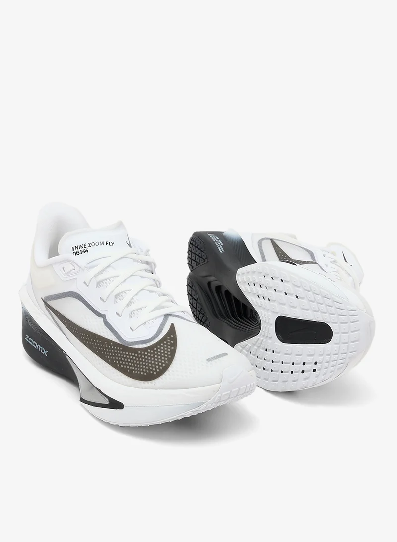 Nike White/Smoke Grey/Metallic Silver/Black Zoom Fly 6 for Women | Best Price UAE