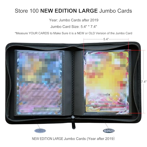 Rieton Jumbo Card Binder L – Holds 100 Jumbo Cards Size L, Side-Loading Album for Oversized Cards (5.4″ × 7.4″) - Image 2