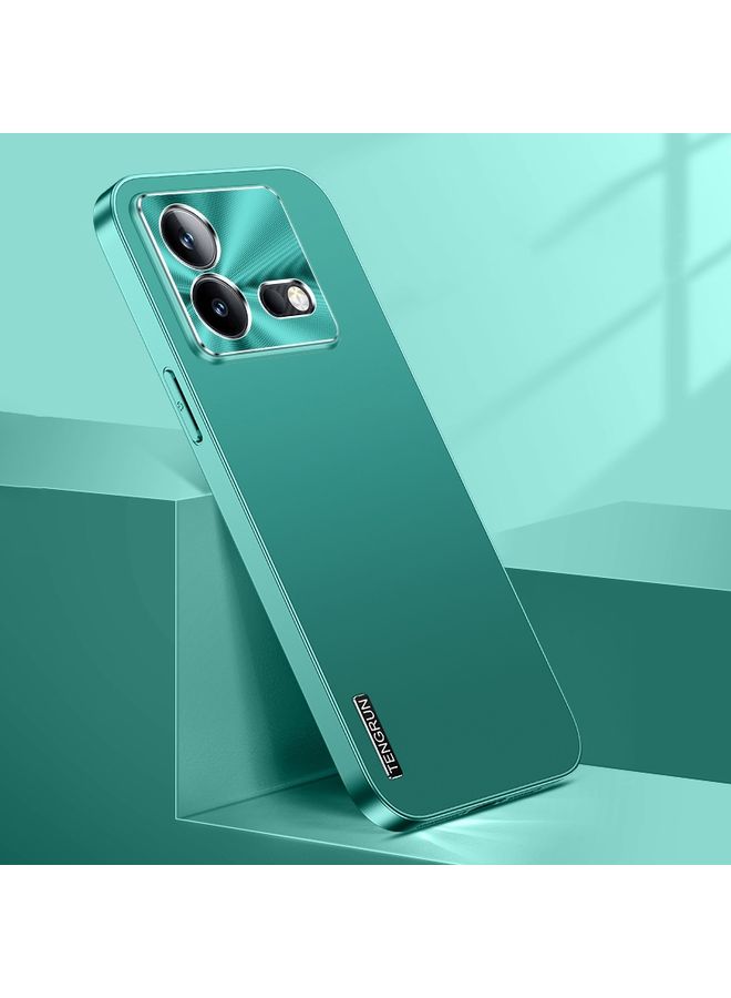 Case Cover For vivo iQOO Neo 8 Streamer Series Micro Frosted Metal Paint PC Phone Case Alpine Green