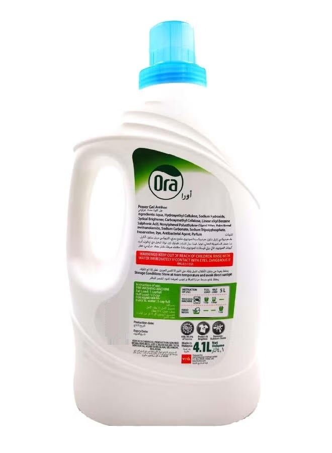 أوه آر أية منظف ​​الغسيل السائل المضاد للبكتيريا باور جل 4.1 لتر - Image 2