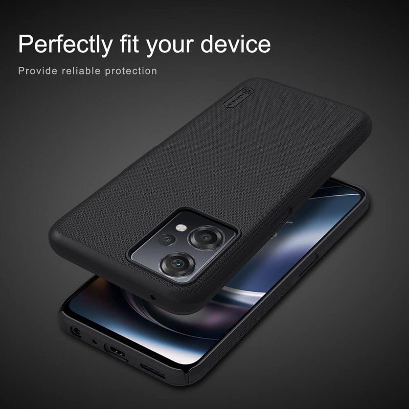 Nillkin Case For Oneplus Nord Ce 2 Lite 5G 6.59" Inch Super Frosted Hard Back Dotted Grip Cover Pc Black Color - Image 4