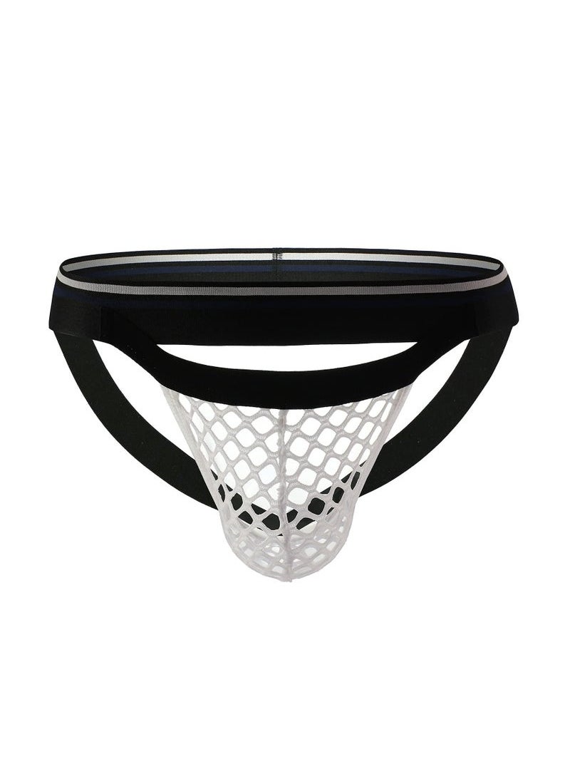 Generic - Jockstrap Underwear Keep Warm Mesh Pouch G-String Ultra-wide Belt Thong - Image 1