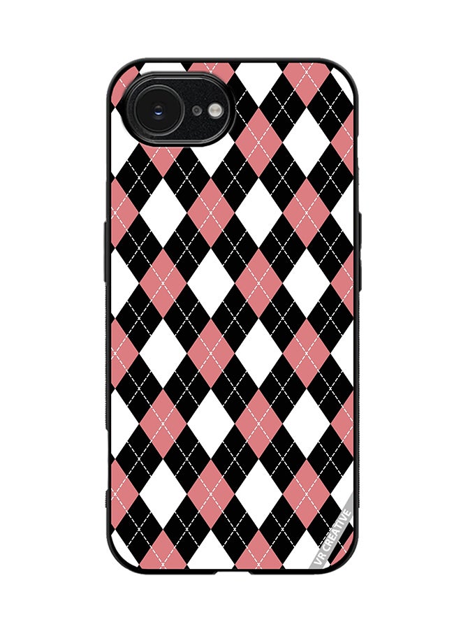 Protective Case Cover For Apple iPhone 16e Strips Design Multicolour