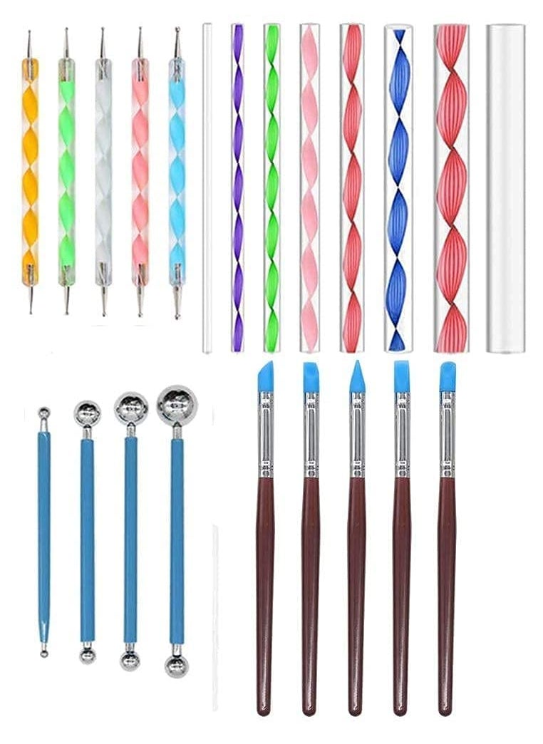 HOUSE HATCH HOUSE HATCH Mandala Tools Set for Nail Mandala Dot Painting 22 