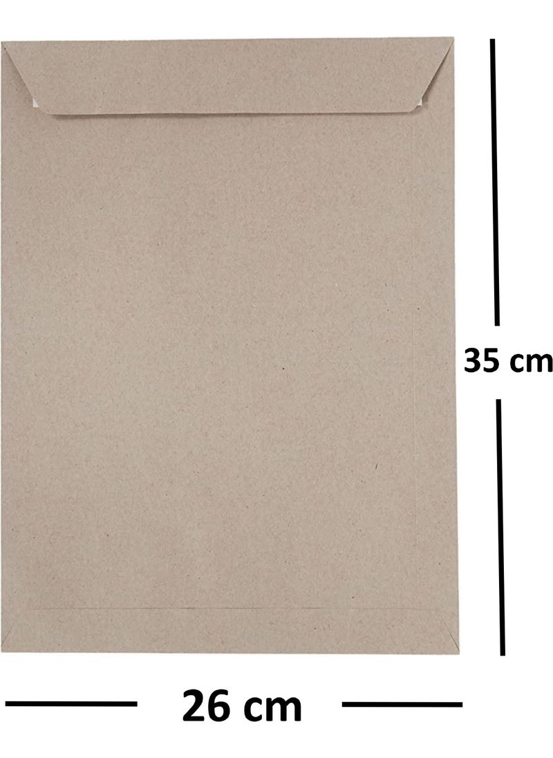Diplomat - 200 Pieces Silicone 90 gr 26X35 cm Bag Envelope Kraft - Image 1