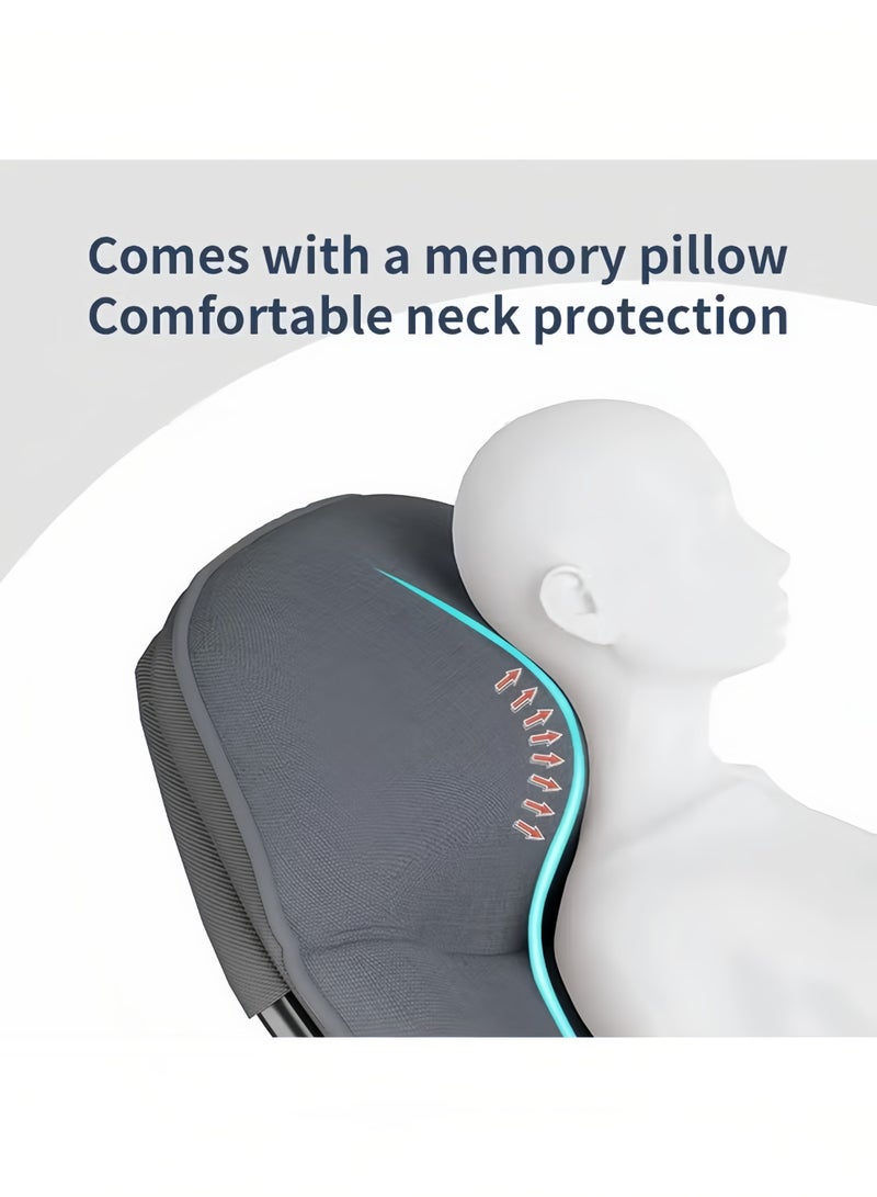 MLADEN Portable Folding Bed, Adjustable Camping Bed Comfortable Recliner Bed Lounger Chair Single Sleeping Bed Resting Bed Medical Bed Adults Camping Cot for Outdoor Beach Office Grey - Image 4