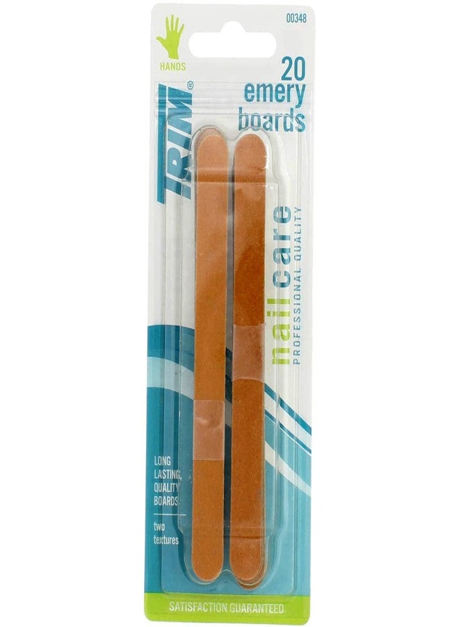 Trim Emery Boards44; 20 Count Pack of 6 - Image 4