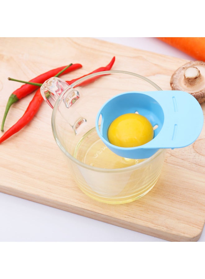 Creative Sun Hat Shape Egg White Separator Egg White Yolk Filter Kitchen Baking Gadgets-Specifications:Sky Blue - Image 4