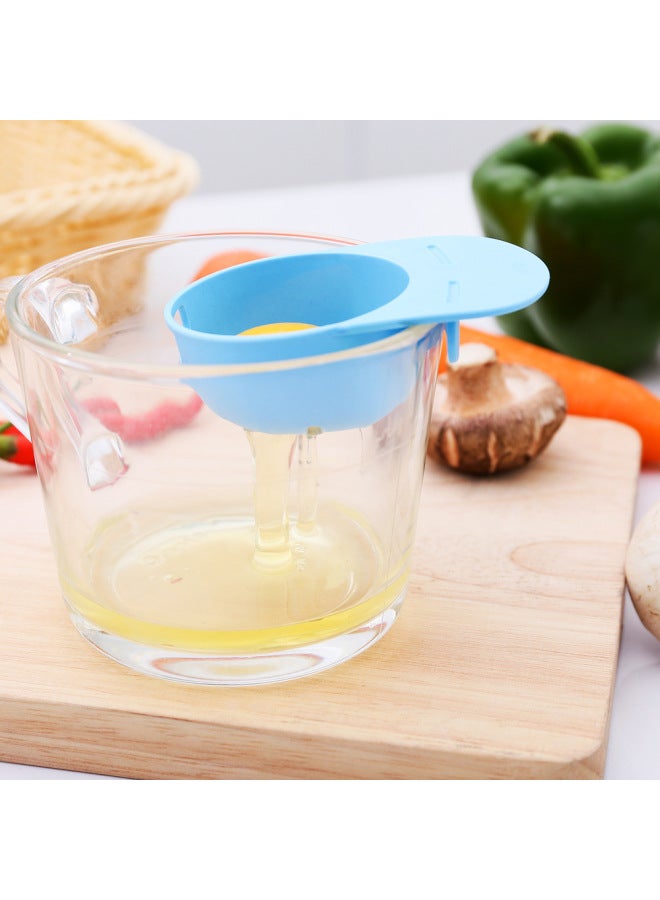 Creative Sun Hat Shape Egg White Separator Egg White Yolk Filter Kitchen Baking Gadgets-Specifications:Sky Blue - Image 2