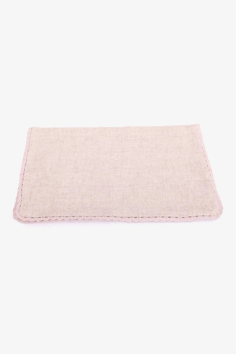 Carina Embroidered Trim Placemat - Image 1