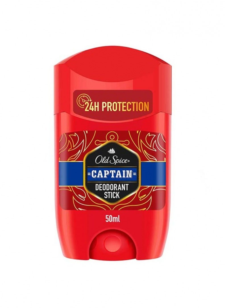 Old Spice Captain Deodorant Stick 50ml (Pack of 6) - Image 2