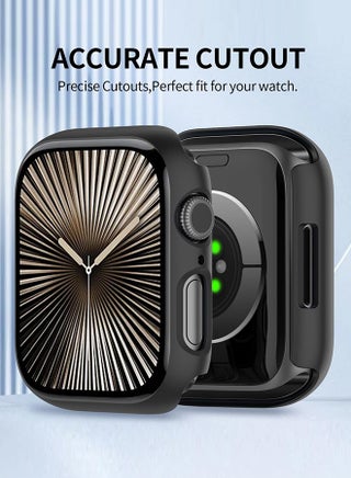 (3 عبوات) غطاء متوافق مع Apple Watch Series 10-46 مم، واقي شاشة زجاجي مدمج رفيع عالي الدقة ومقوى عالي الدقة بديل شامل لغطاء ساعة iwatch S10 2024 - view 5