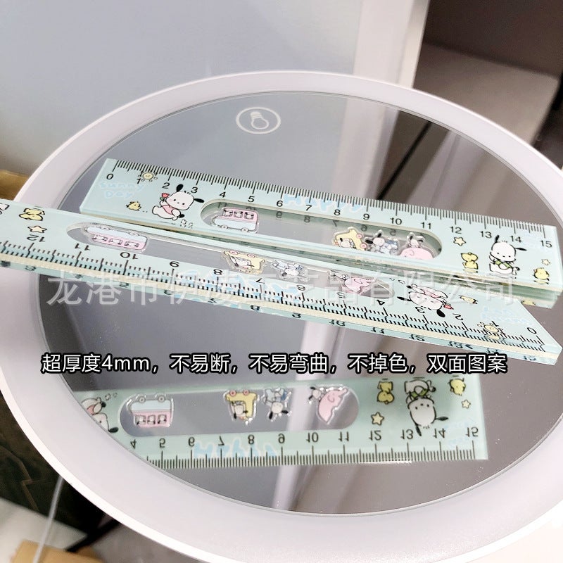 New Cute Cartoon Pacha Dog Shaker Ruler Student Ruler 15Cm Cm Acrylic Thickeneded Model - Image 4