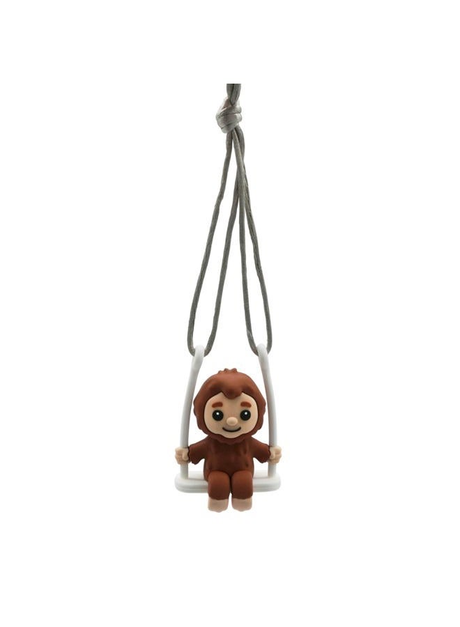 GOOFBALLS Funny Hanging Mirror Swing – Quirky and Unique Decor for Car Rearview Mirror, Bedroom or Living Room - Bigfoot - Image 1