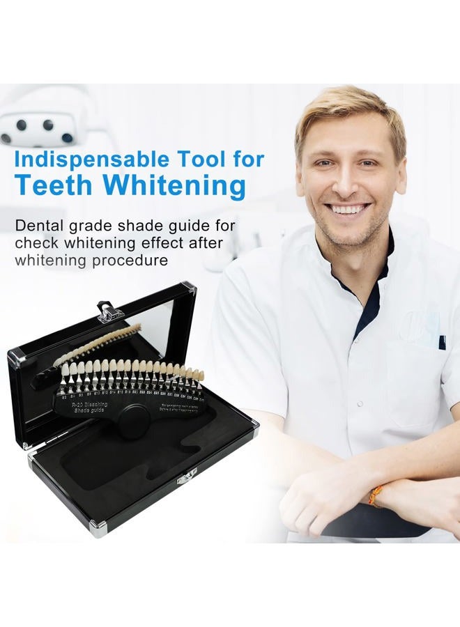EZGO Professional 3D R-20 Dental Teeth Whitening Shade Guide for Dentist Tracking Teeth Whitening Course, 20 Colors Tooth Shade Guide - Image 3