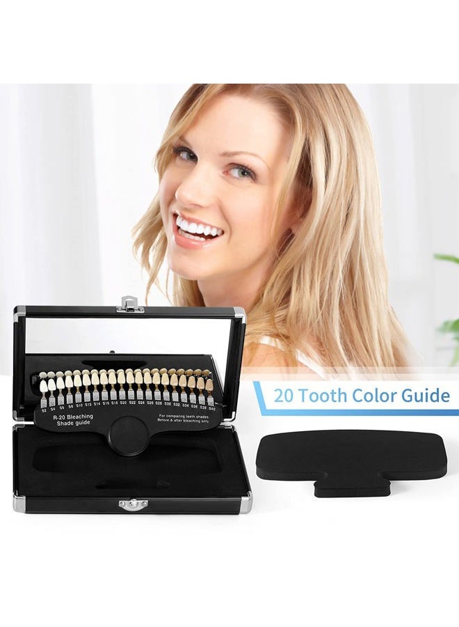 EZGO Professional 3D R-20 Dental Teeth Whitening Shade Guide for Dentist Tracking Teeth Whitening Course, 20 Colors Tooth Shade Guide - Image 5