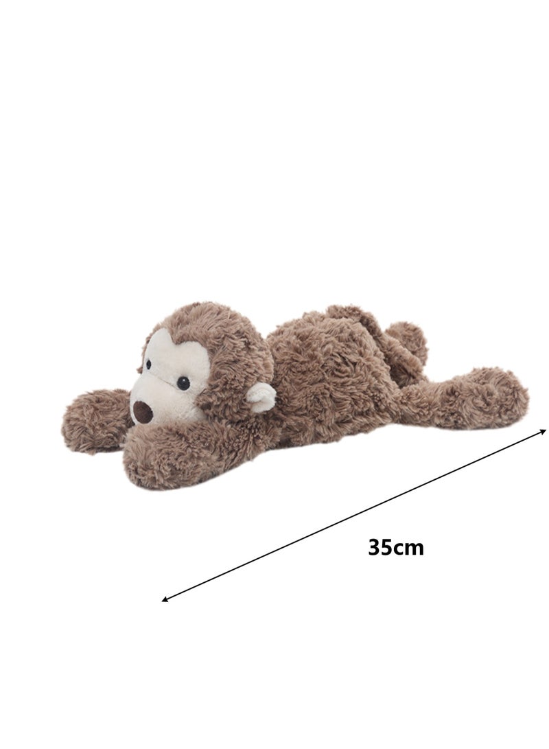35cm Cute Plush Toy, Soft and Adorable Kawaii Plush Toy, Comfortable Doll Birthday Gift for Boys and Girls (Monkey) - Image 2