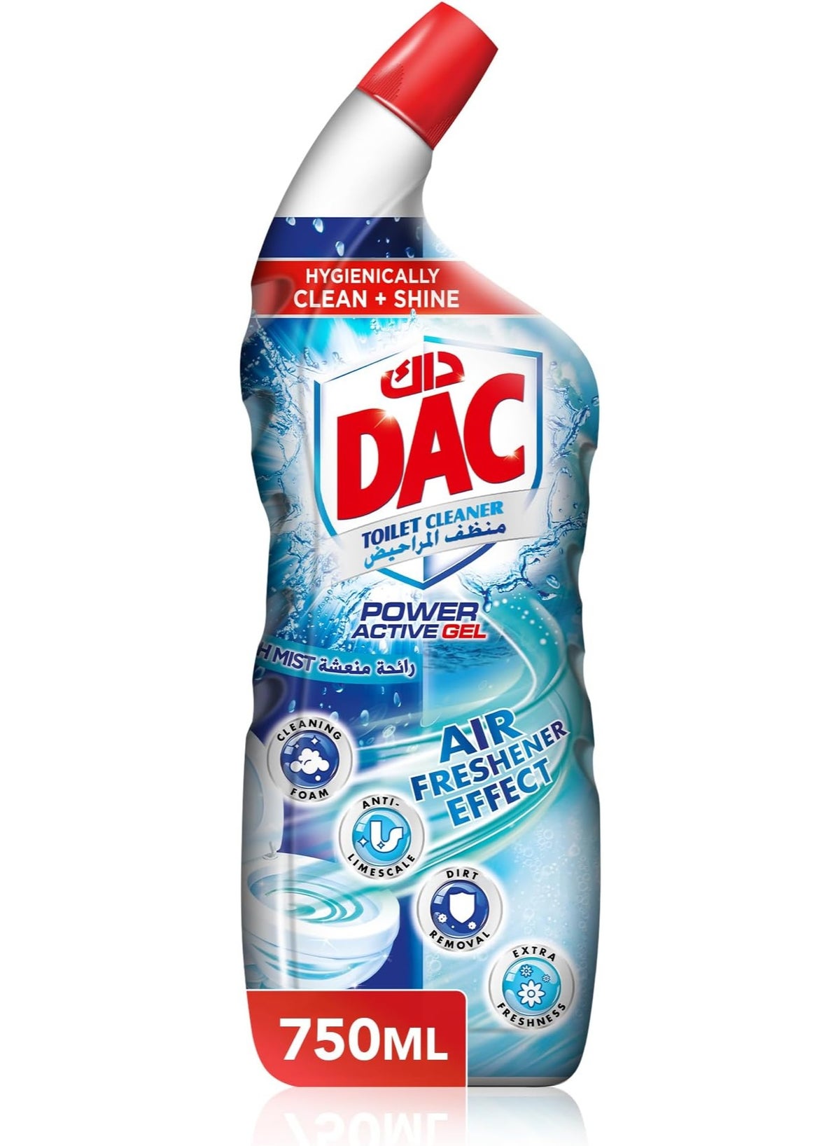Dac DAC Toilet Cleaner Fresh Mist 750ml – Powerful Disinfectant & Air ...