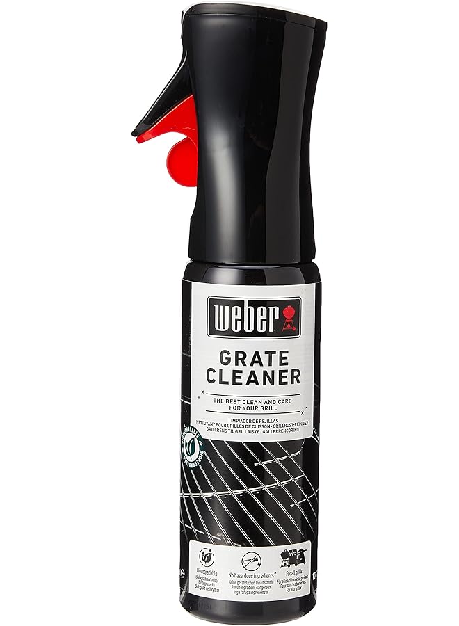 ويبر منظف شبكات الشواء عالي الكفاءة يجعل تنظيف الشبكات ومكونات صندوق الطبخ الداخلي أمرًا سهلاً ولا يحتوي على مكونات خطرة - Image 1