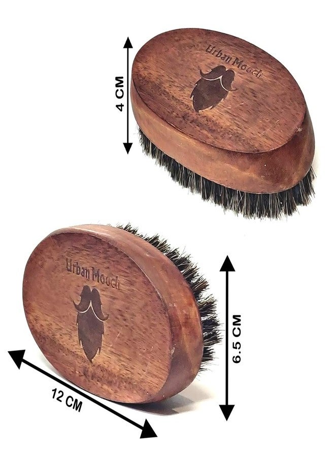 UrbanMooch Advanced Hair and Beard Growth Serum with Boar Bristle Beard Brush Combo Kit of 2 For Men, Beard Growth Kit For Men - Image 2
