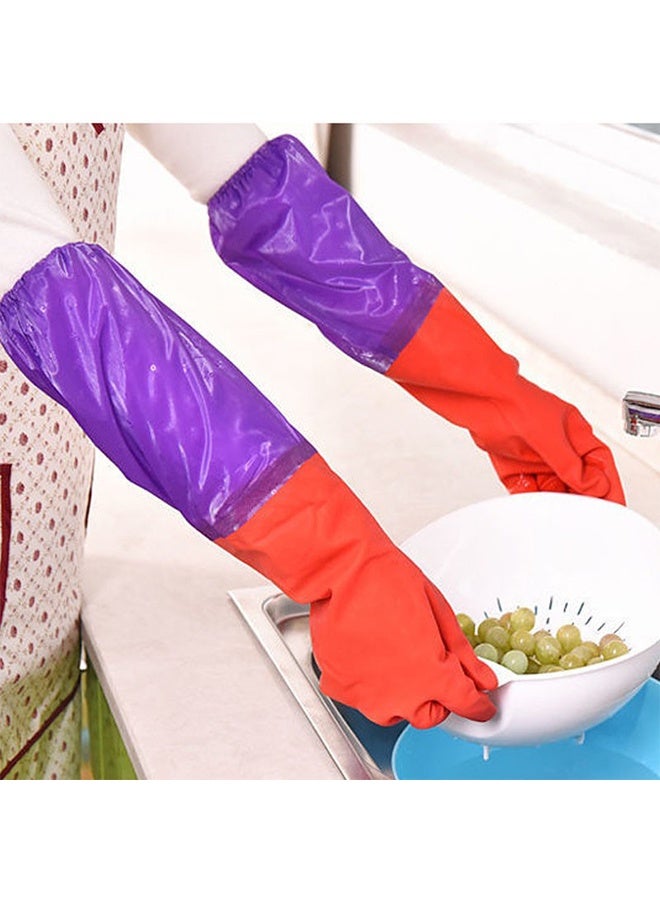 Waterproof Long Sleeves Latex Gloves - Image 3