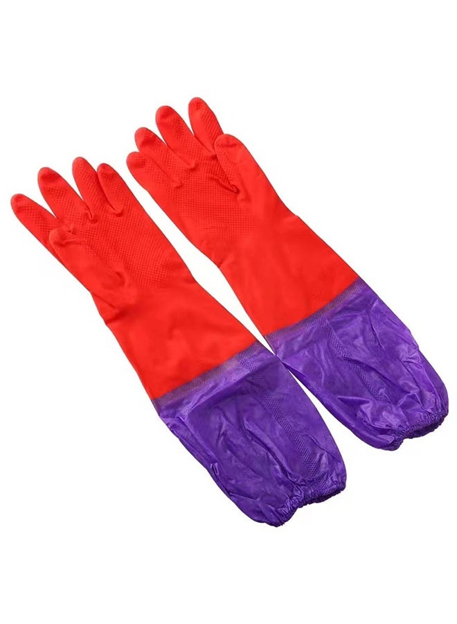 Waterproof Long Sleeves Latex Gloves - Image 1