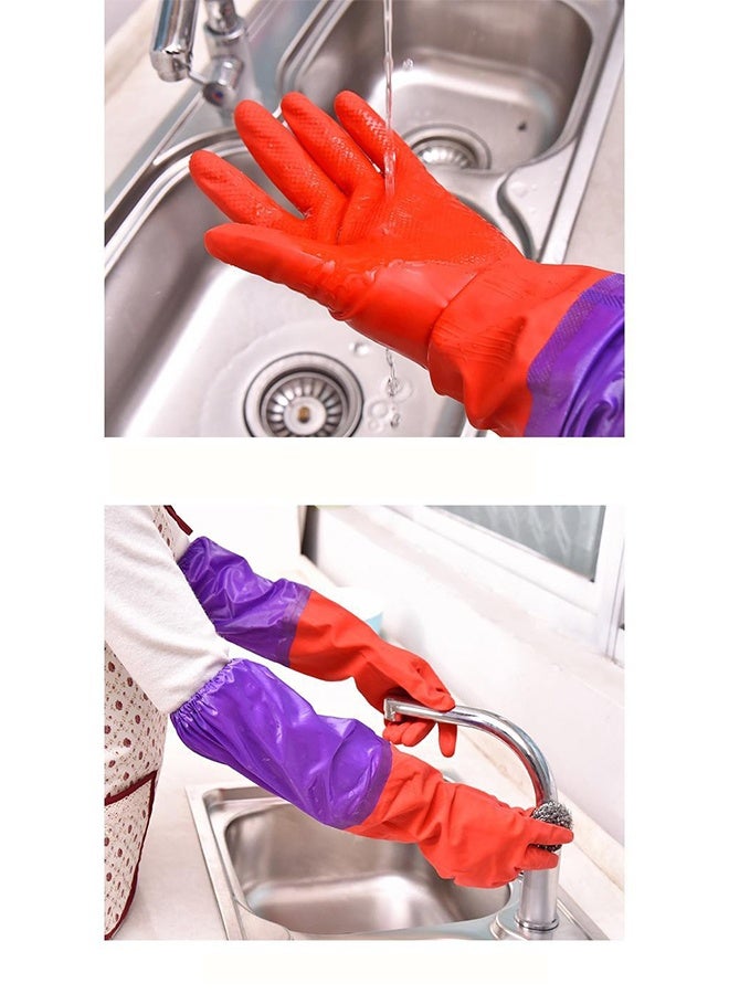 Waterproof Long Sleeves Latex Gloves - Image 5