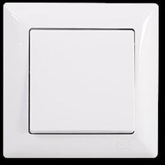Günsan Elektrik Günsan Visage White Key Frameless  - Image 1