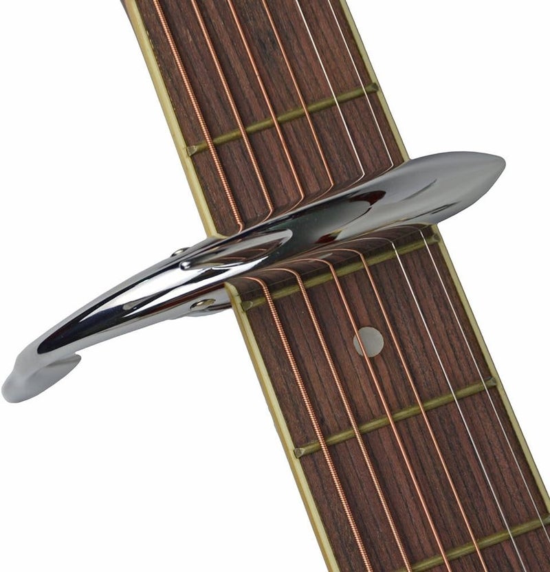 Imelod Shark Capo for Acoustic and Electric Guitar - Zinc Alloy, Durable and Stylish - Image 2