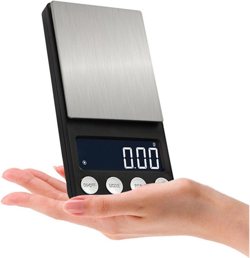 Digital Pocket Mini Scale Precision LCD Jewelry Gold Diamond Accessories Gram Balance Weight Scales for Kitchen(One Color 500g) - Image 2