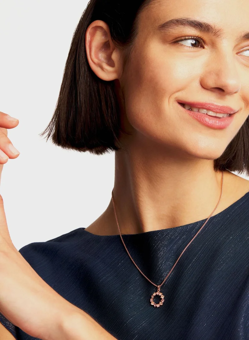 Ted Baker Cresar Crystal Hoop Pendant Necklace