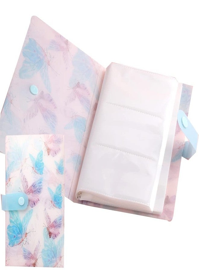 ASVNRES Nail Art Sticker Storage Books Nail Organizers and Storage for Nail Tech Sticker, 120 Slots Album Empty Storage Holder Binder Book Plastic Nail Water Nail Decals Sticker Book Reusable - Image 3