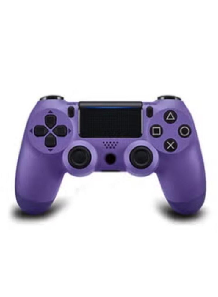وحدة تحكم لاسلكية مزدوجة الصدمات تعمل بالبلوتوث لجهاز PS4 Gamepad لجهاز Play Station 4 باللون الأرجواني - Image 1