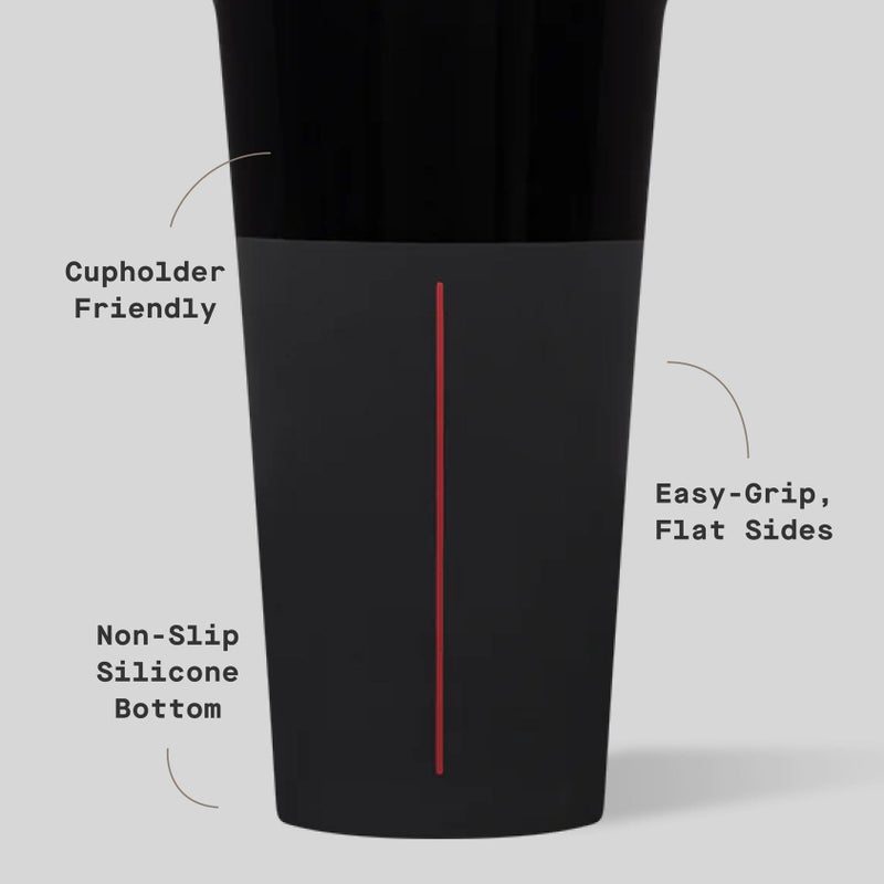 Corkcicle Disney Tumbler - Triple-Insulated Stainless Steel - Keeps Drinks Cold 9 Hours - Spill-Proof Lid - Reusable - Summer Drinkware Gift - Keeps Drinks Ice Cold - 16 oz - Darth Vader - Image 4