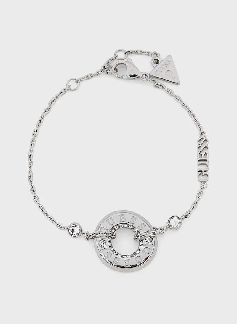 GUESS Logo Round Bracelet