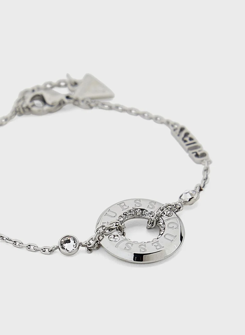 GUESS Logo Round Bracelet