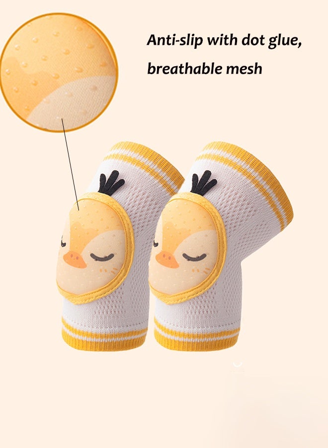 Aissiora Baby anti-slip knee pads (one pair) Baby knee protectors Baby crawling and fall protection knee pads Infant learning to walk protective gear - Image 5