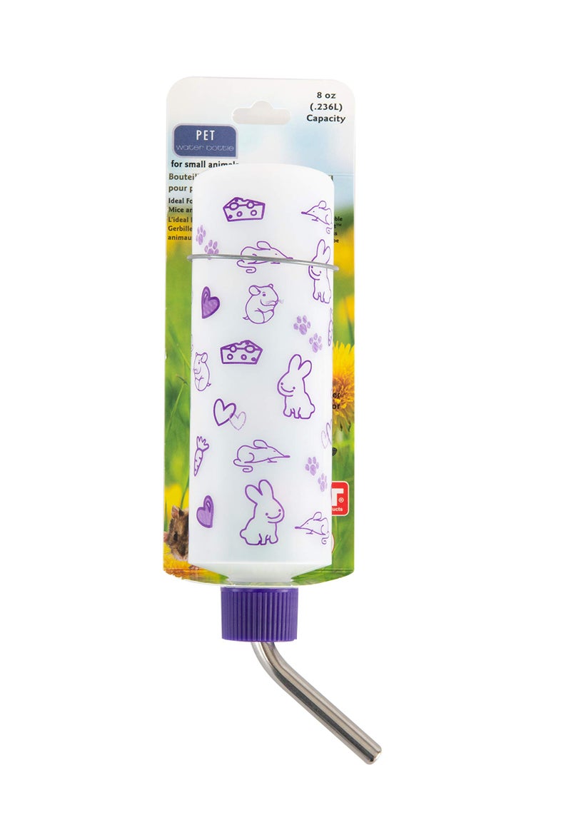 Lixit Original Super Seal Water Bottle for Rabbits, Cats, Ferrets, Hamsters, Guinea Pigs, Gerbils and Other Small Animals. (8 Ounce (Pack of 1), Frosted) - Image 1