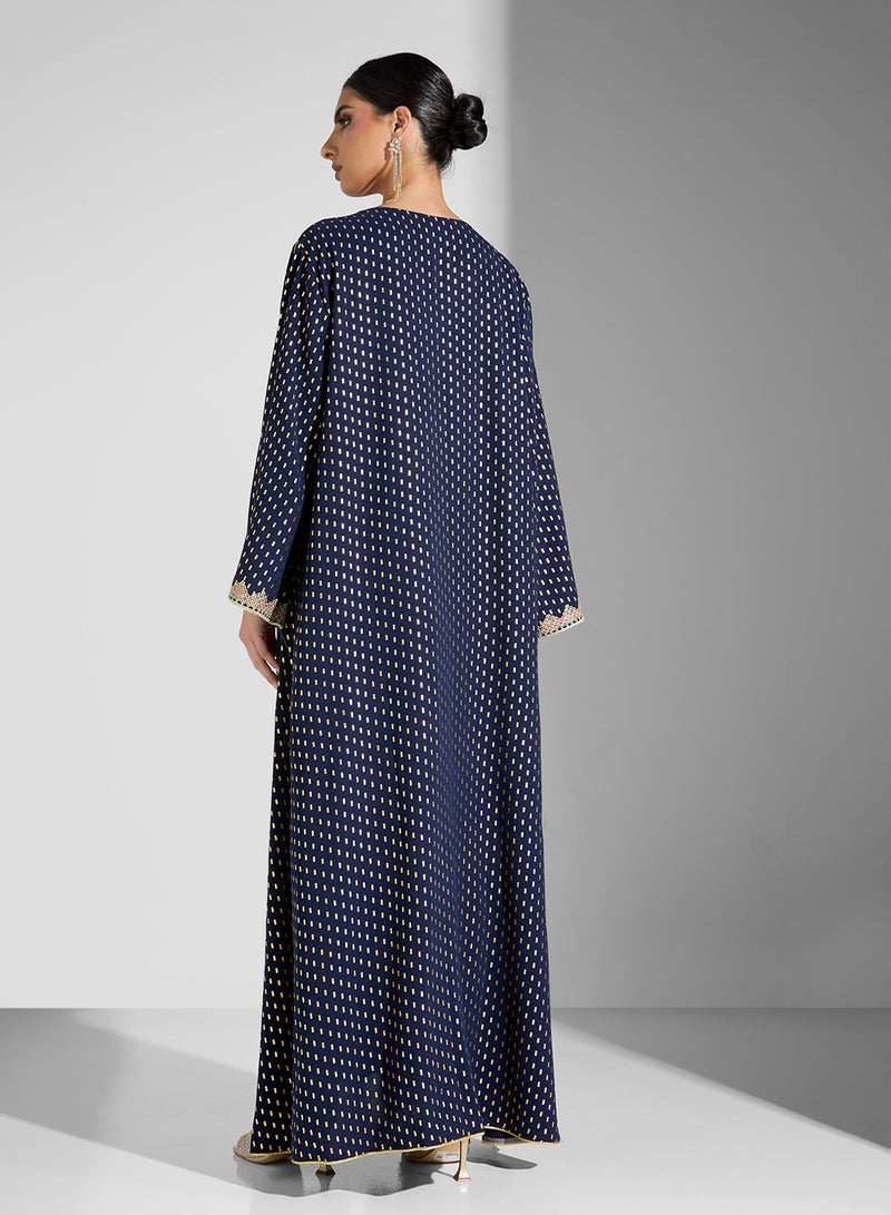 خزانة جلابية مطرزة بمقاس كبير - Image 2