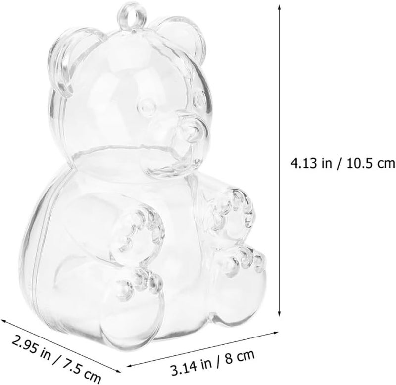 Hohopeti Bear Shaped Candy Boxes 12pcs Large Candy Wrapping Boxes Party Favor Containers for Wedding, Birthday, and Shower Treat Storage - Image 2