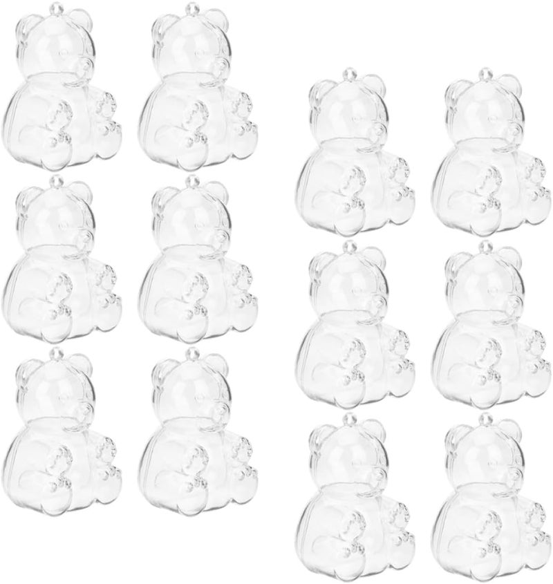 Hohopeti Bear Shaped Candy Boxes 12pcs Large Candy Wrapping Boxes Party Favor Containers for Wedding, Birthday, and Shower Treat Storage - Image 1