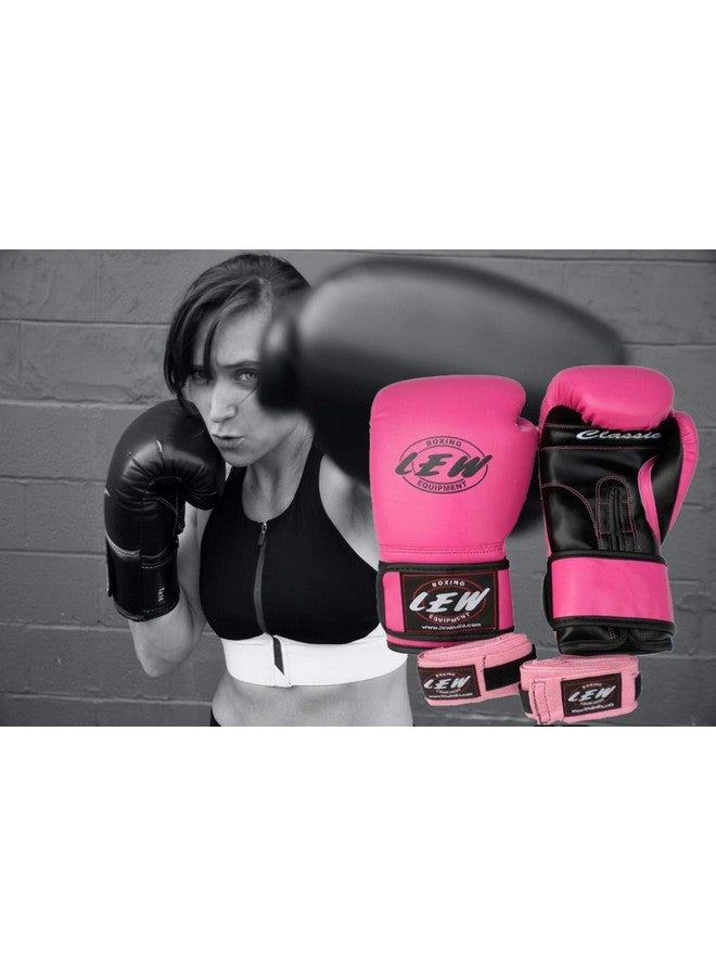 LEW Classic PU Leather Training/Fight Boxing Gloves - Image 3