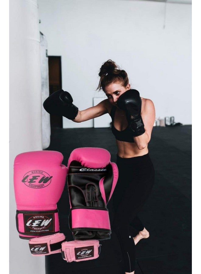 LEW Classic PU Leather Training/Fight Boxing Gloves - Image 4