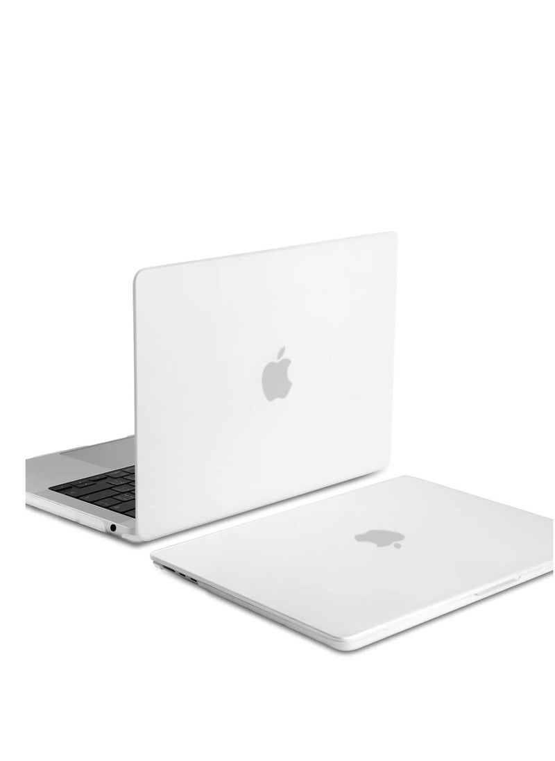 Generic 3 in 1 Hard Case Compatible with MacBook Air 13.6 inch 2025 A3240 M4 /2024 A3113 M3/2022 A2681 M2 with Liquid Retina Display Touch ID, Plastic Hard Shell Case + Keyboard Cover + Screen Protector, Frosted Clear  - Image 2